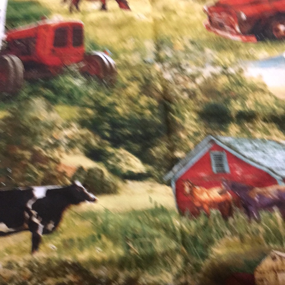 1 yard farmhouse fabric by David textiles